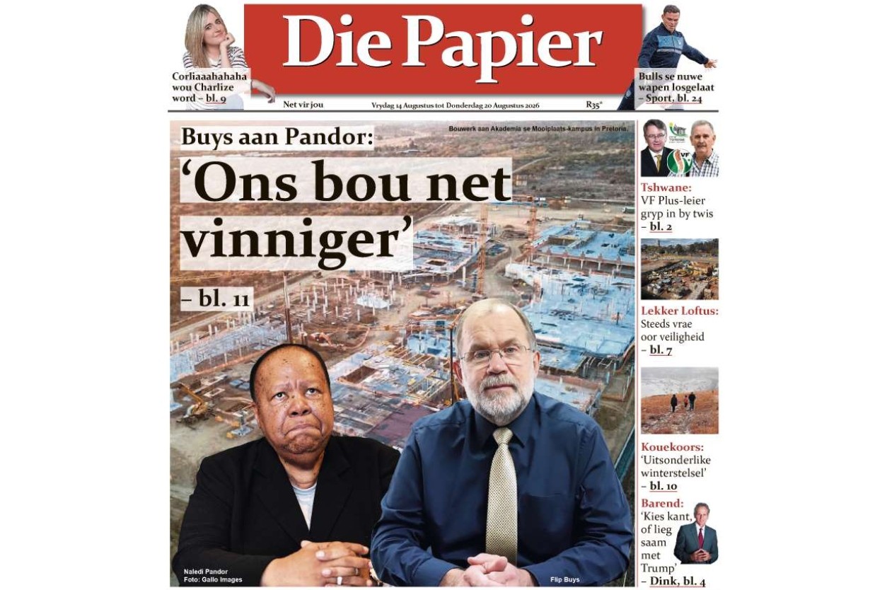 Die Papier is beskikbaar in winkels en aanlyn.