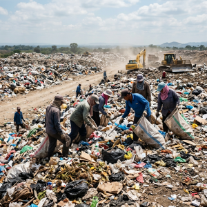 Garbage workers search through rubbish to find woman’s one million euro lottery ticket