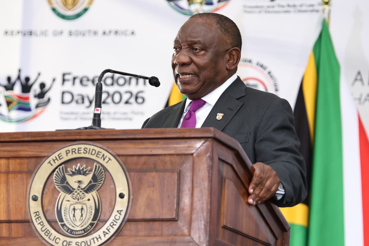Communities across South Africa gathered on Monday to commemorate Freedom Day, marking 32 years since the country's first democratic elections on 27 April 1994.