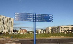 Oops, wrong way! Summerstrand tourism sign fixed after directional blunder