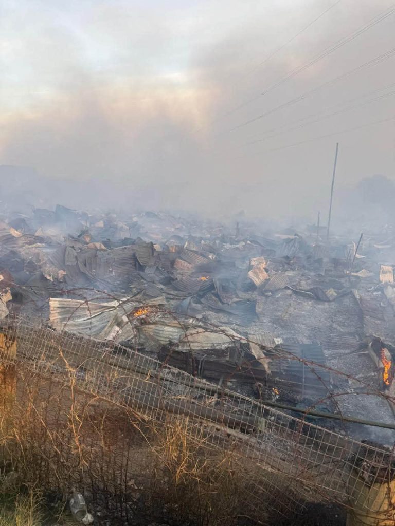Emergency crews responded to a major fire at the Jika Joe Informal Settlement.