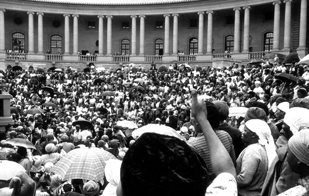 In one of the largest demonstrations staged in this country's history. PHOTO: South African History Online