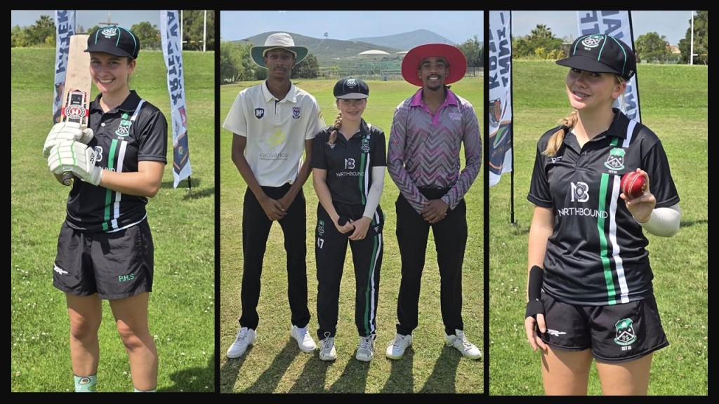 Pearson 1st Girls’ Cricket Champions at Inni‑Vallei Krieketfees