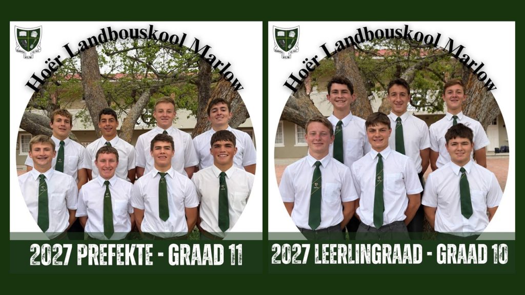 Hoër Landbouskool Marlow: 2027 Leiers | Wolramme staan voor