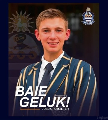 Grey Kollege trots op Josua Potgieter se nasionale prestasies