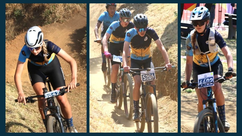 Oos-Moot Bergfietsspan skitter by Gauteng Cycle Lab-reeks