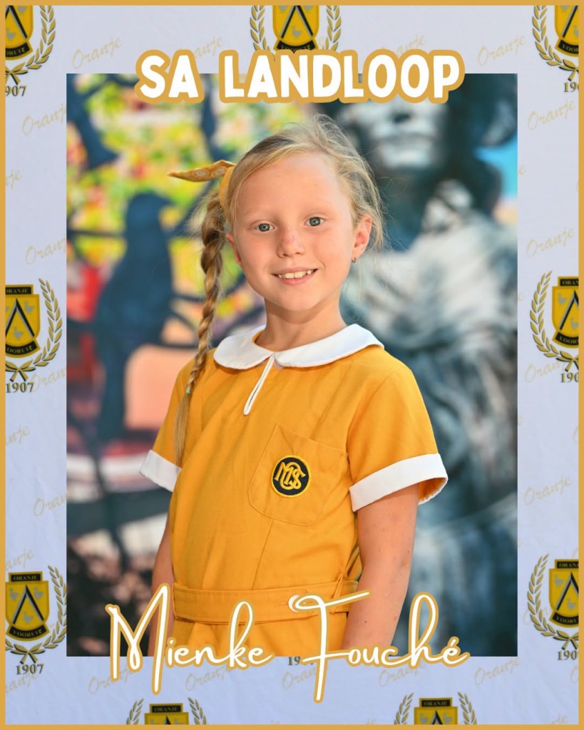 Primêre Meisieskool Oranje skitter by SA Landloopkampioenskap