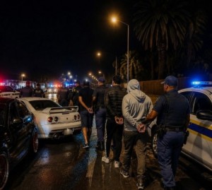 Two traffic officers injured in violent Cape Town street race