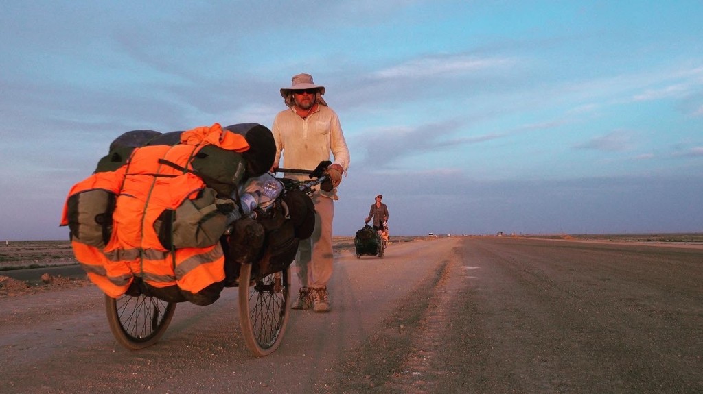 British adventurer, Karl Bushby, a former paratrooper.