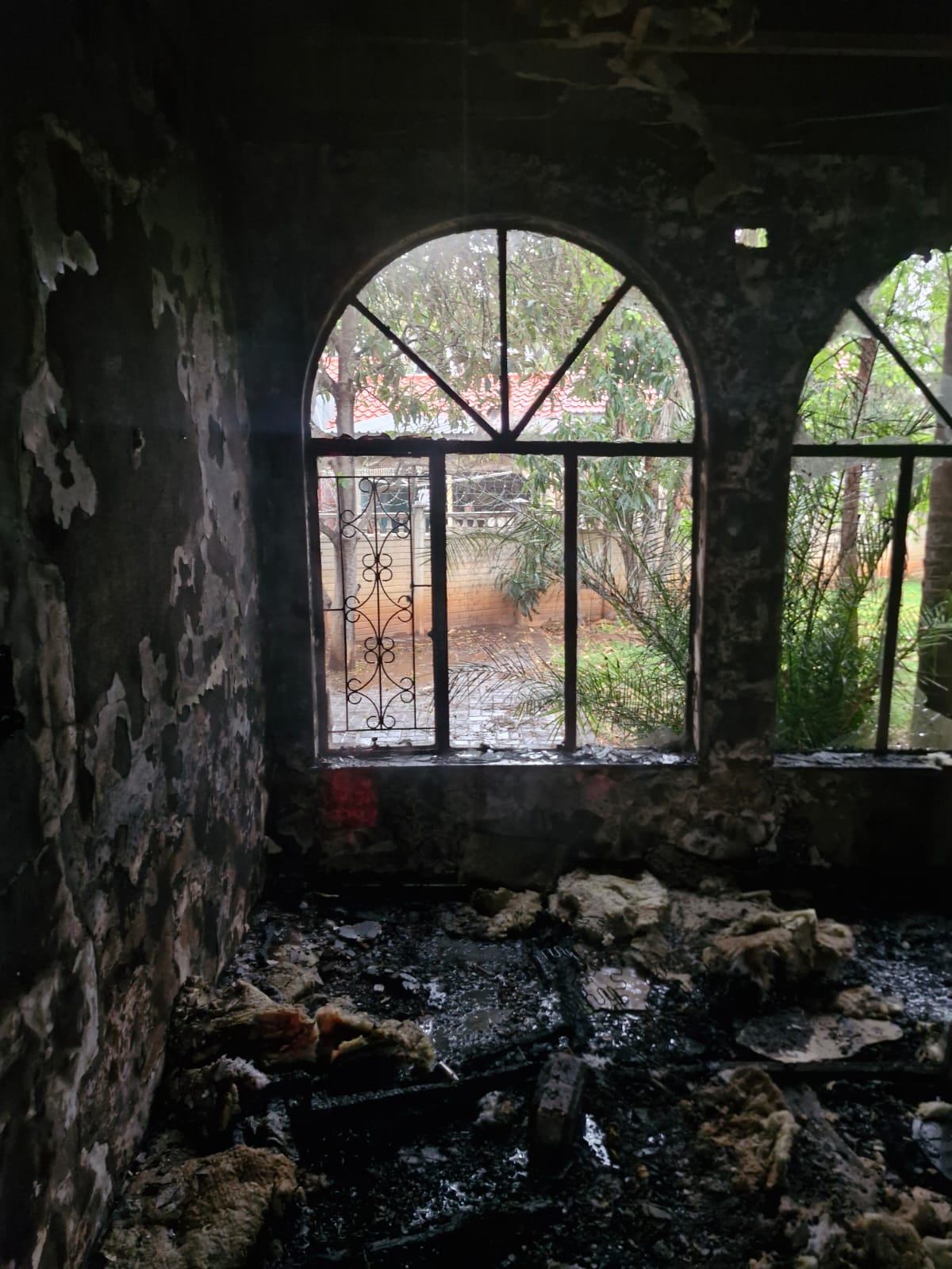 A devastating fire that destroyed one room at a private residence in Herlear