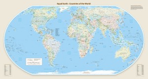 UN adopts new world map making Africa bigger, US smaller