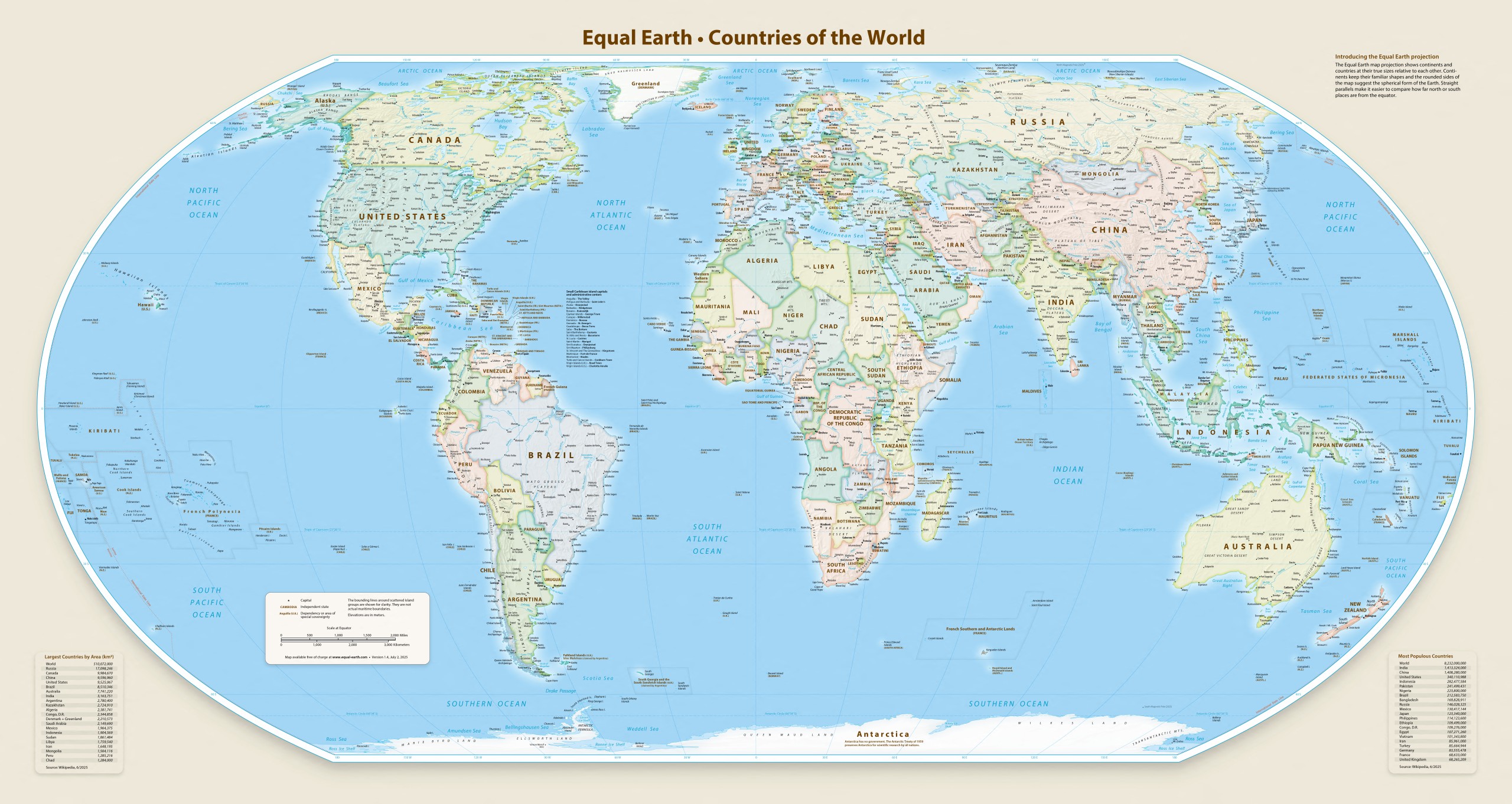 UN adopts new world map