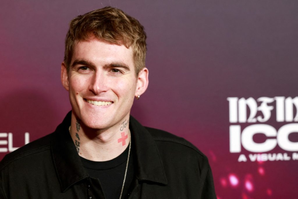 Presley Walker Gerber at the world premiere of Infinite Icon: A Visual Memoir on 20 January in Los Angeles, California.