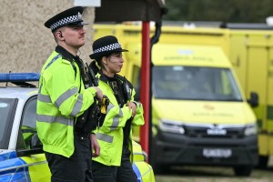 UK counter-terrorism police probe incident near air base
