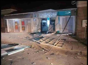 Five suspects sought after Lindley ATM bombing