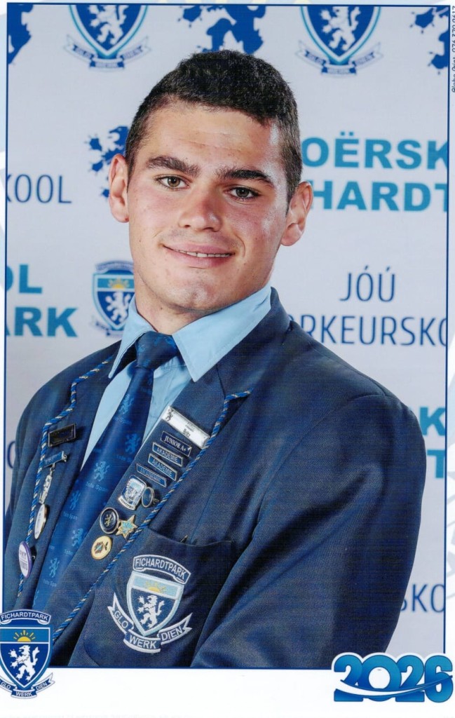 Aidan Britz, Hoërskool Fichardtpark, Bloemfontein.
