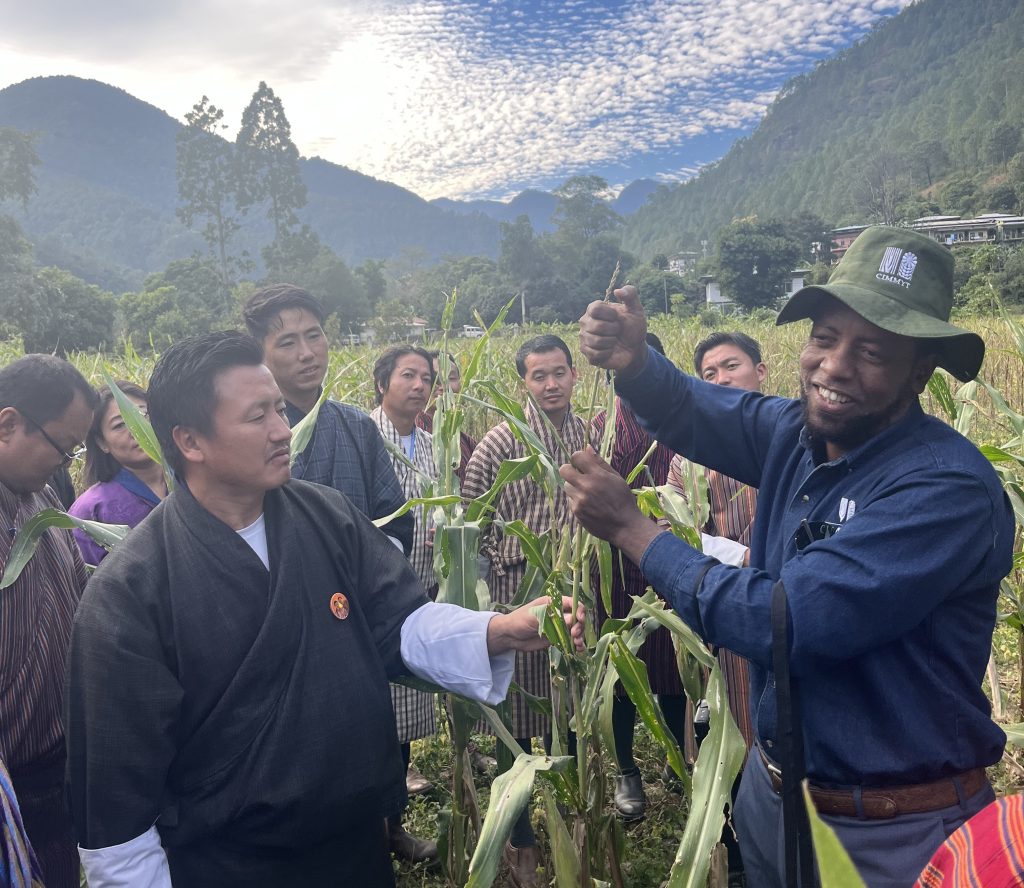 Dr AbduRahman Beshir Issa in Bhutan. 