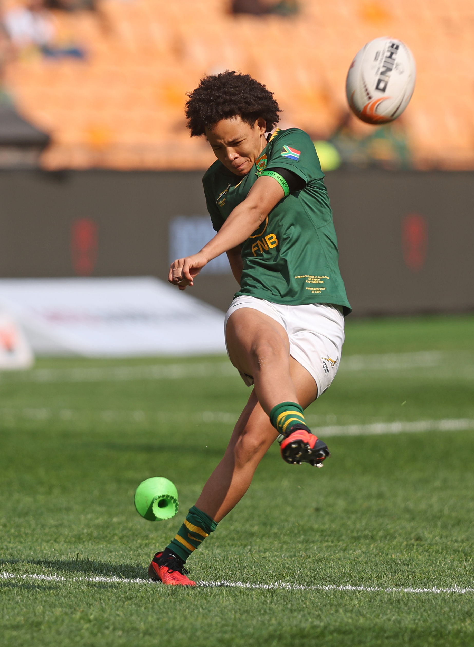Byhandré Dolf was one of the Springbok women's best players on the day.