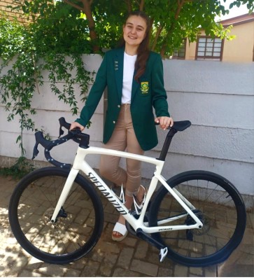 Carli Bouwer verwerf Proteakleure in Duathlon