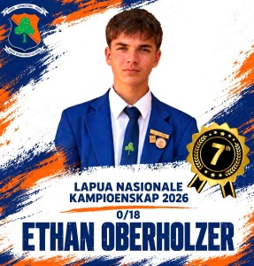 Hoërskool Upington vier Ethan Oberholzer se nasionale sukses