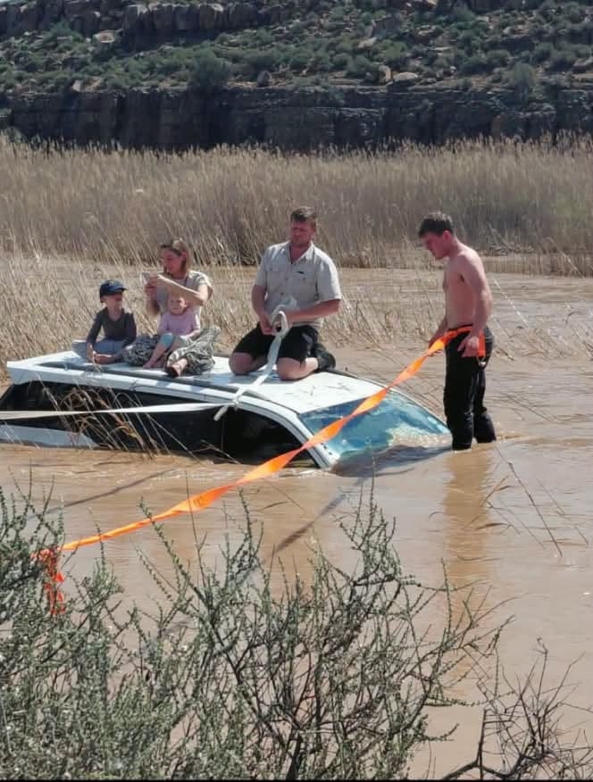 Loxton in die rivier