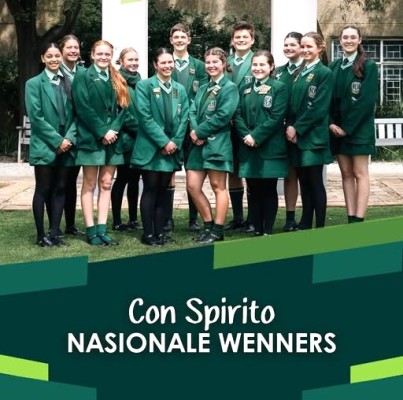 Hoërskool Eldoraigne skitter as nasionale Con Spirito-wenners