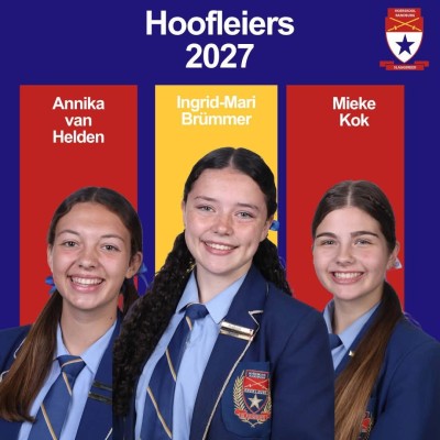 Hoërskool Randburg kondig Hoofleiers 2027 aan