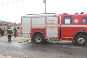 Brand eis ma en kind in Vredenburg