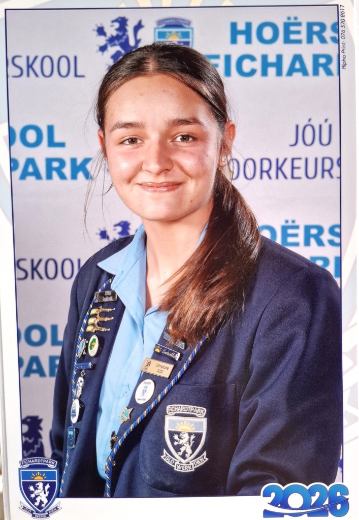 Kristen Engelbrecht, Hoërskool Fichardtpark, Bloemfontein.