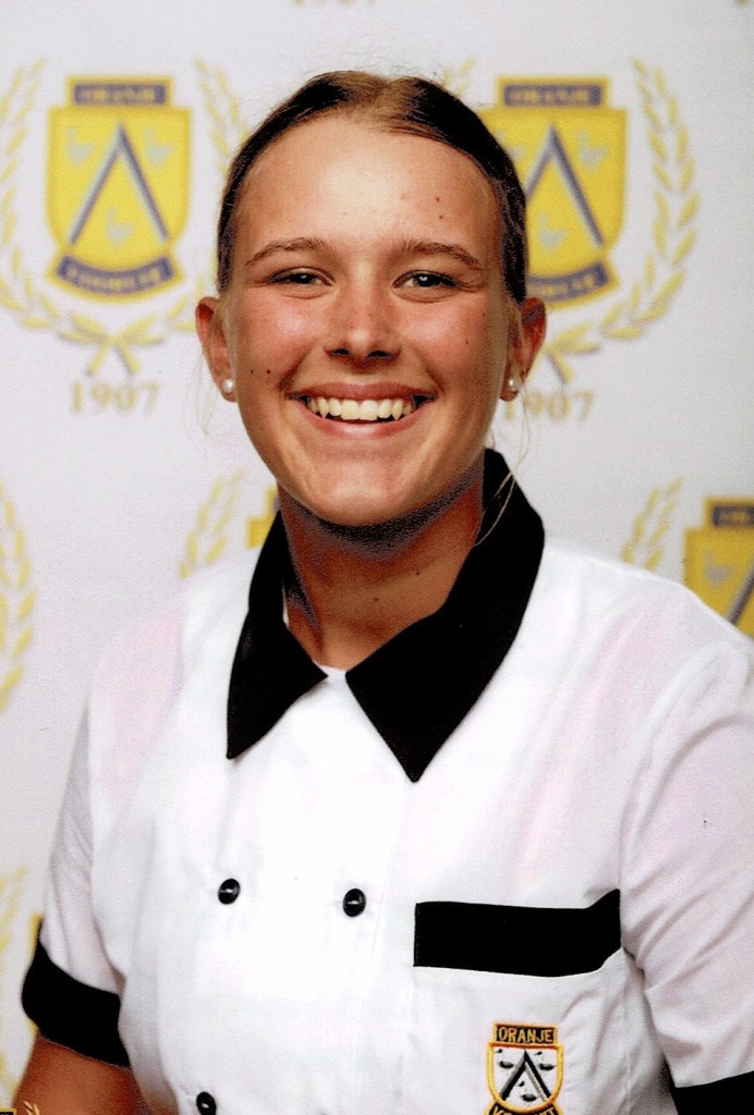 Nestine van Rooyen, Hoër Meisieskool Oranje, Bloemfontein.