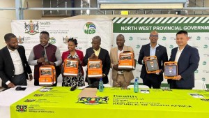 Six automatic AEDs handed over to North West Province