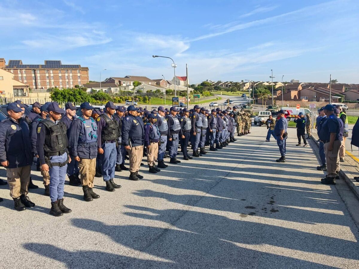 A joint law-enforcement operation.