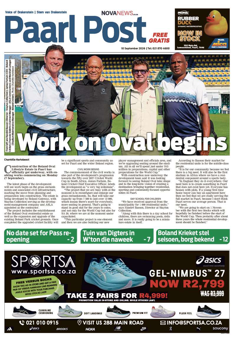Paarl Post – E-edition – 9 September 2026