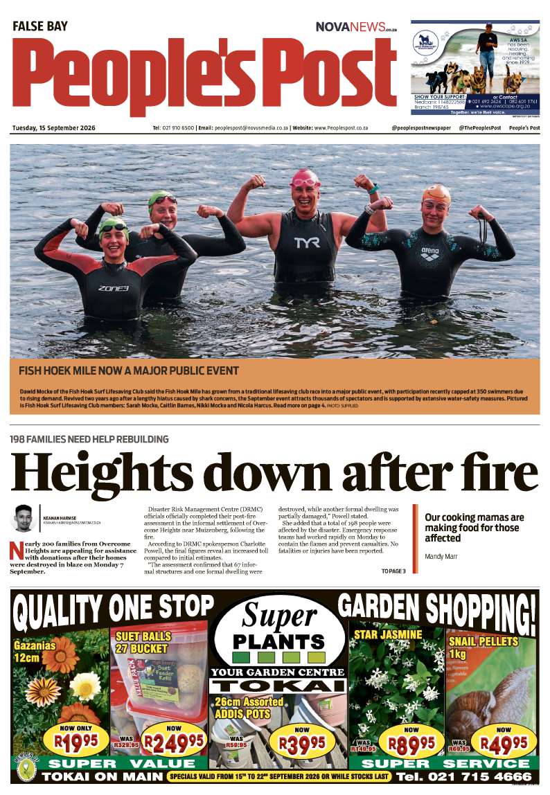 People’s Post False Bay E-edition 15 September 2026
