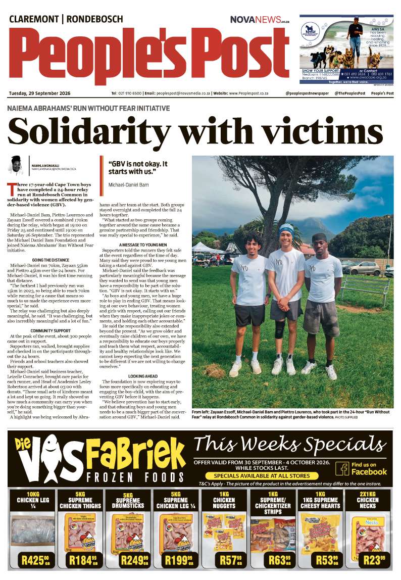 People’s Post Claremont/Rondebosch E-edition 29 September 2026