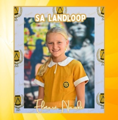 Primêre Meisieskool Oranje skitter by SA Landloopkampioenskap