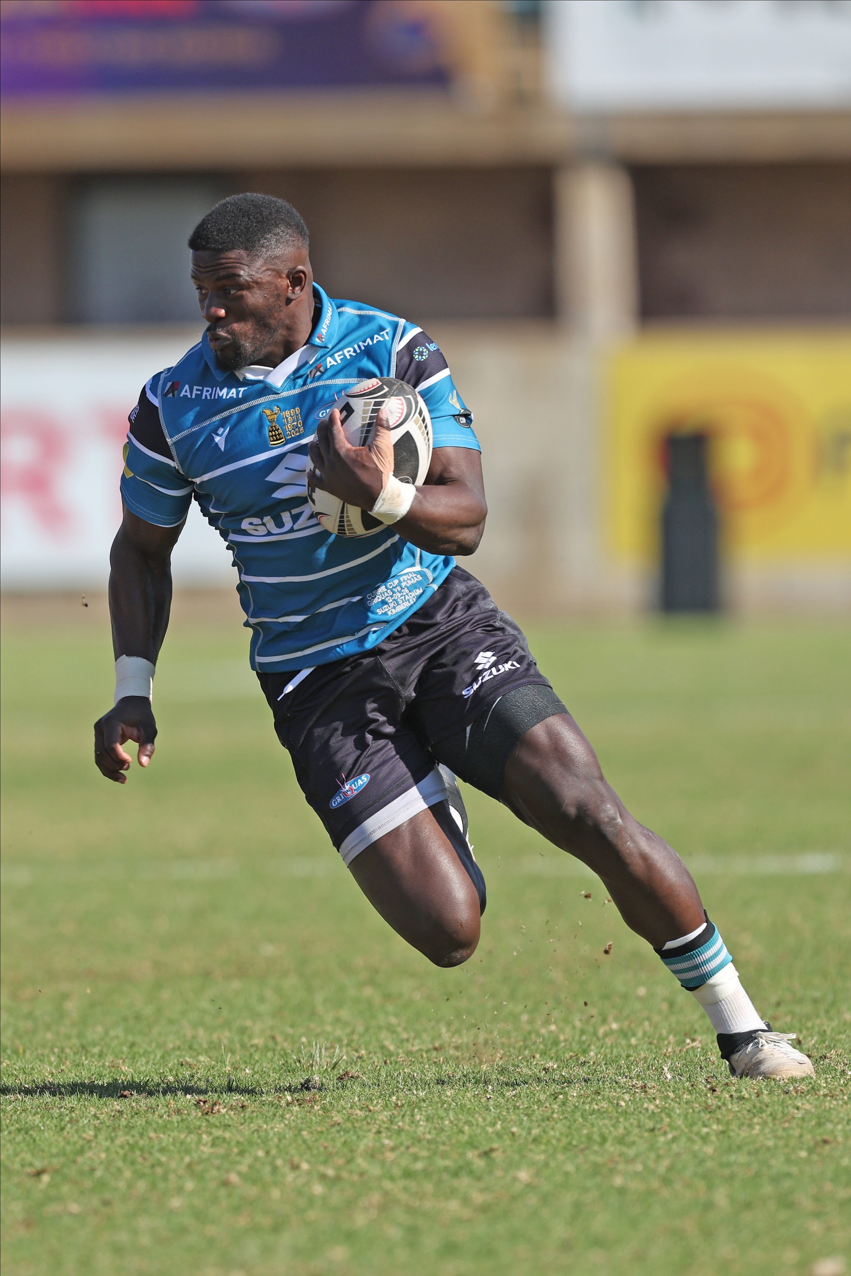 Sako Makata of the Suzuki Griquas during the Carling Currie Cup, Premier Division Final match between Suzuki Griquas and Airlink Pumas