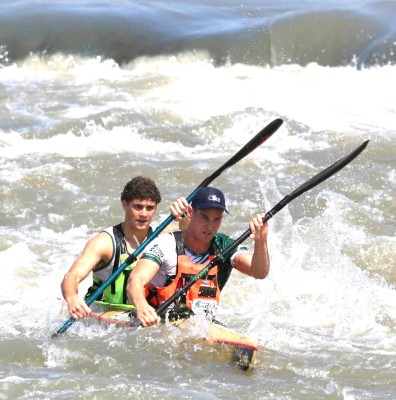 Senior K2 division, K. Vogt and his partner H. Lovemore