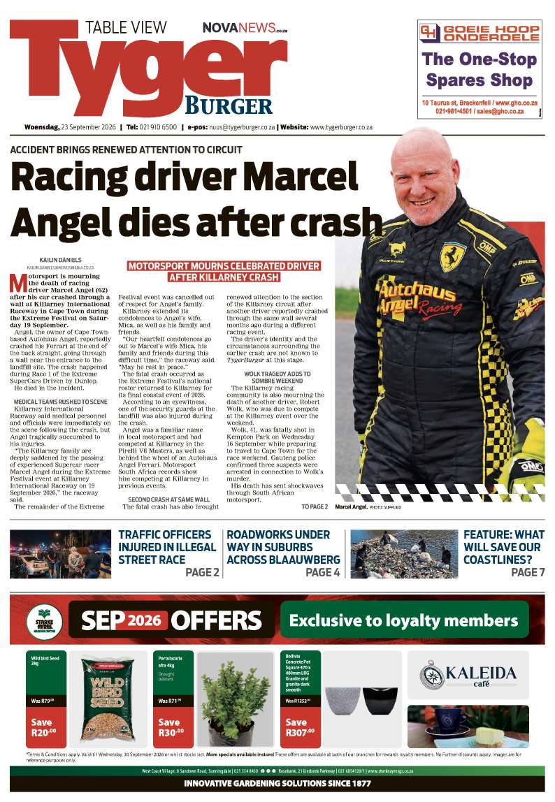 TygerBurger | Table View | E-edition | 23 September 2026