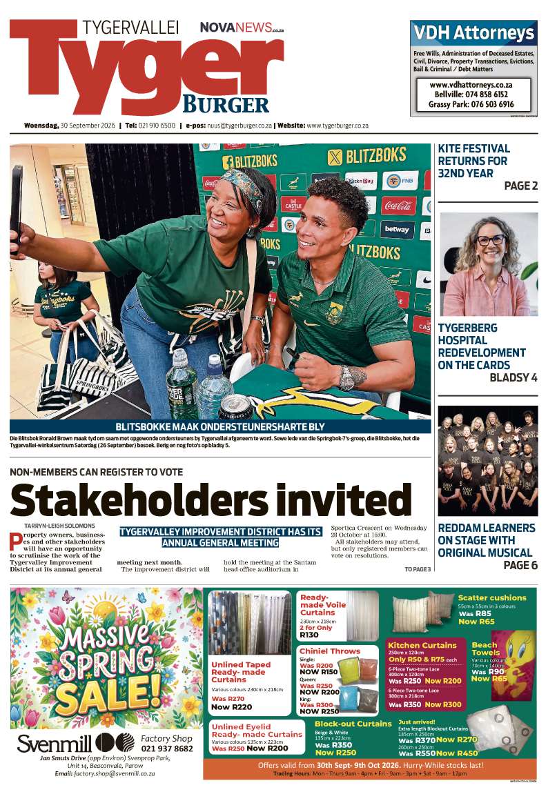 TygerBurger | Tygervallei | E-edition | 30 September 2026