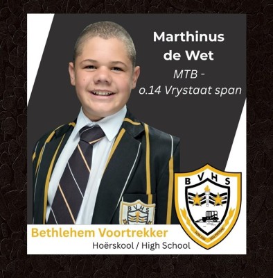 BVHS fietsryers gekies vir Vrystaat MTB-span