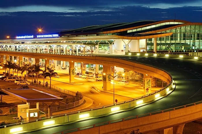 Ho Chi Minh City's international airport where authorities seized a large amount of drugs.