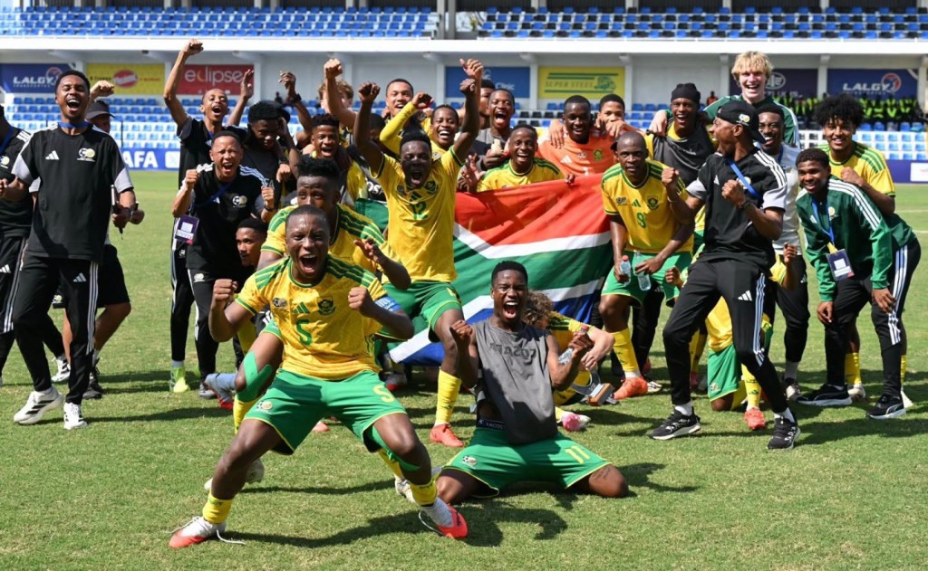 Celebration time for Amajita. Photo: SAFA/Facebook