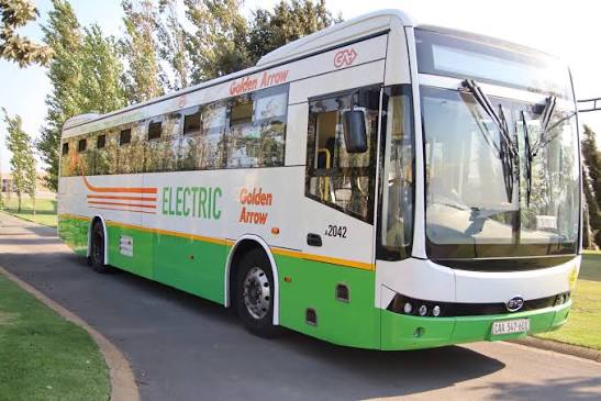 A Golden Arrow bus.