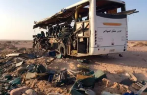 Gruesome bus crash in Egypt kills 16, injures 28