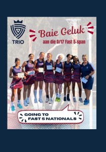Vrystaat Fast 5-kampioenskappe – TRIO-netbalspan dring deur