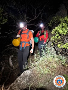 Cape Town rescues: exoskeleton first and overnight coastal operation