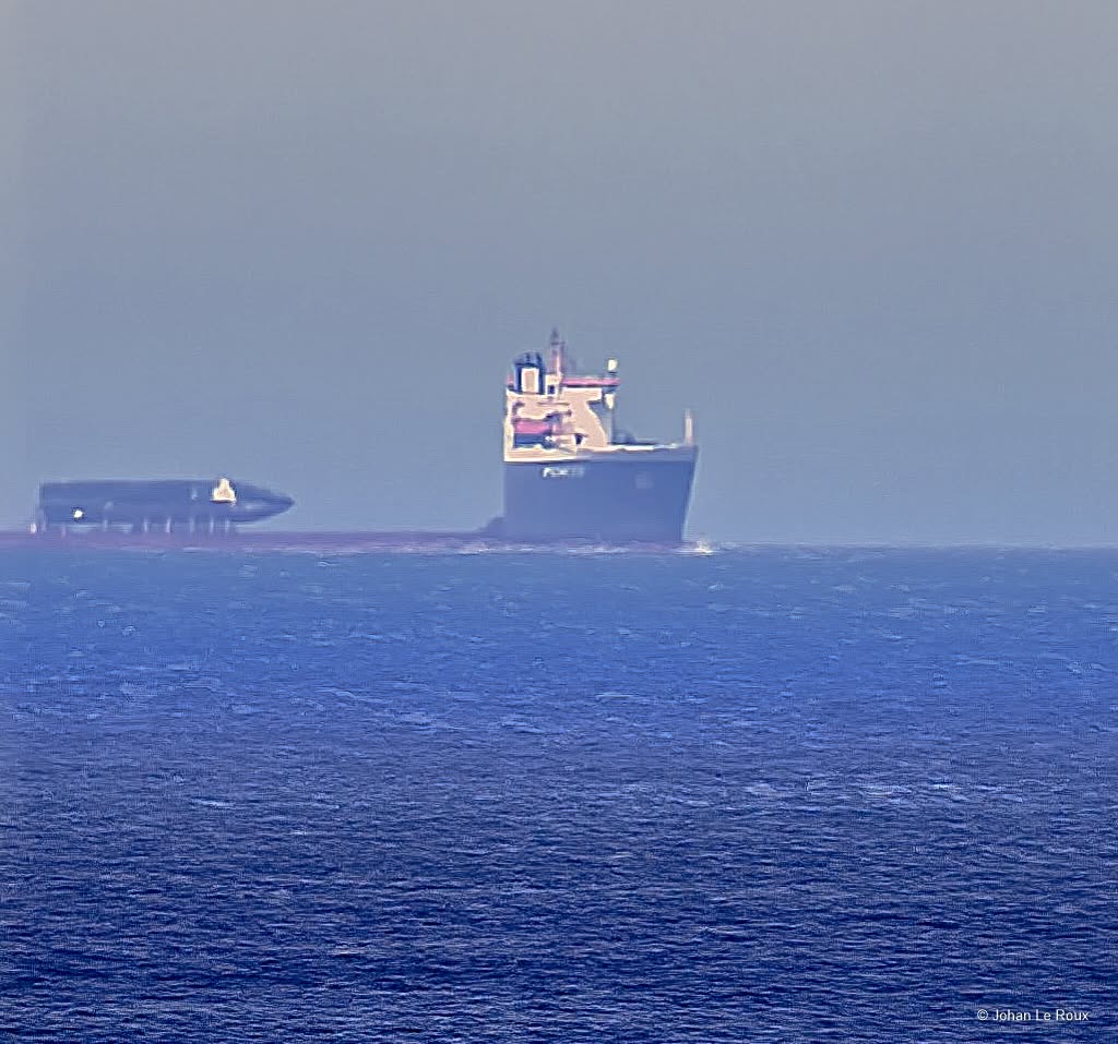 SpaceX Starship passes South Africa aboard heavy-lift vessel bound for Texas