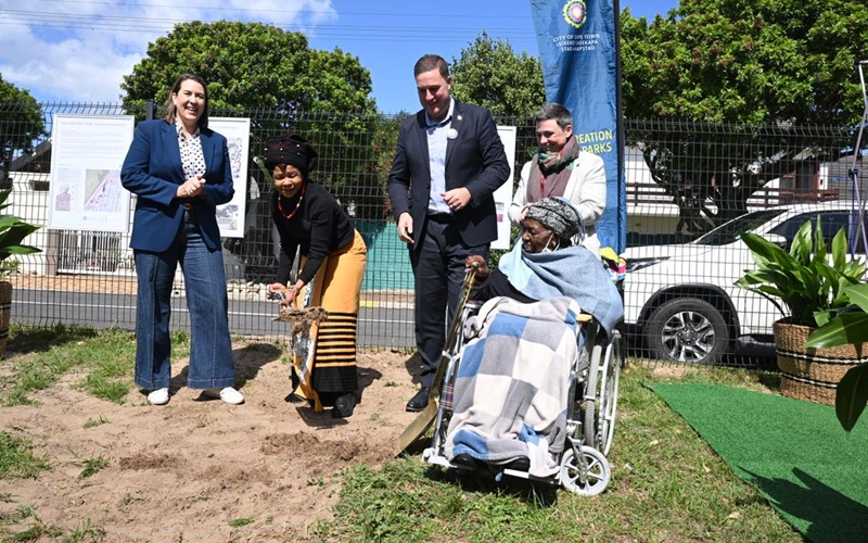 groundbreaking of the new Tutu Memorial Park