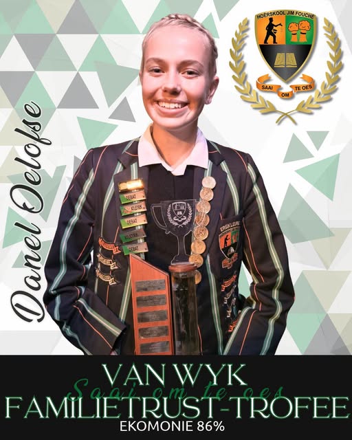 Hoërskool Jim Fouché uitblinkers vereer by Prysuitdeling 2026